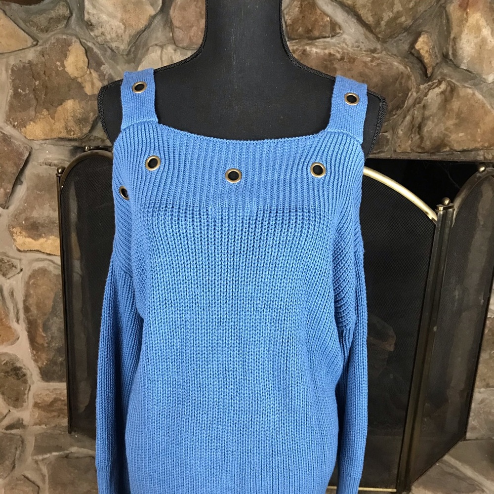 Zenana Outfitters | Sweater Dress | Blue | S - Picture 5 of 8